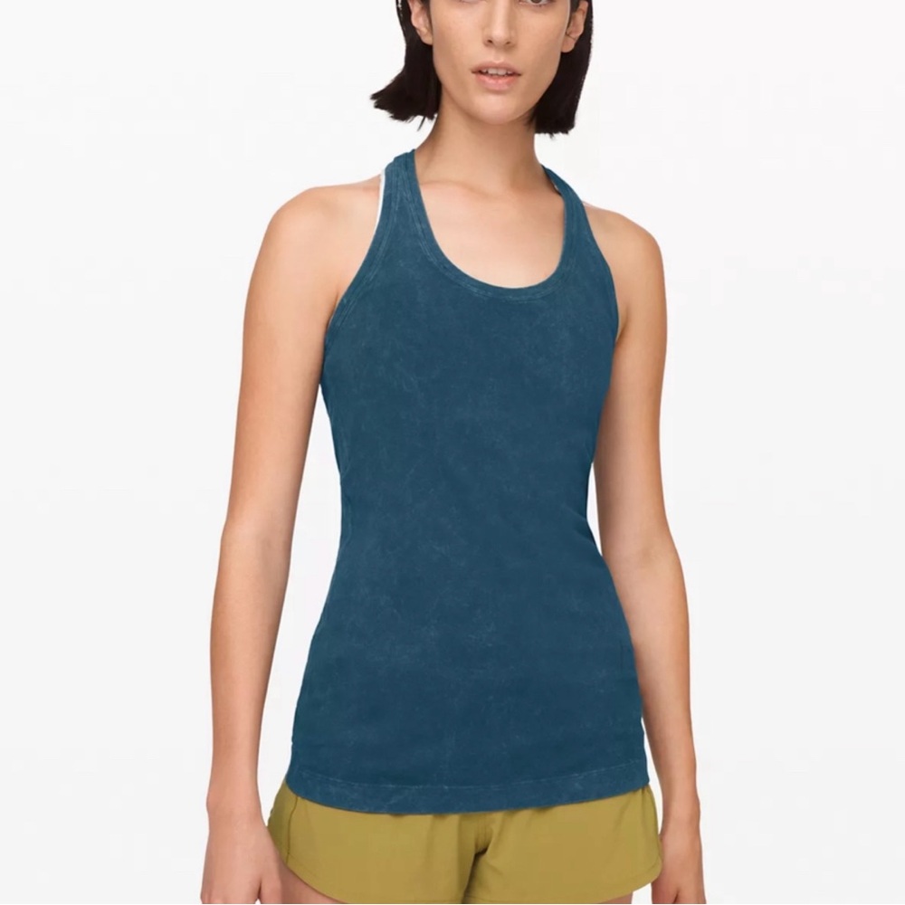 Lululemon Cool Racerback II Tank | Washed Night Diver
